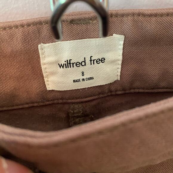 Aritzia Wilfred Brown Brennan Cargo Pants High Waisted Utility Women's size 8 - Picture 2 of 12